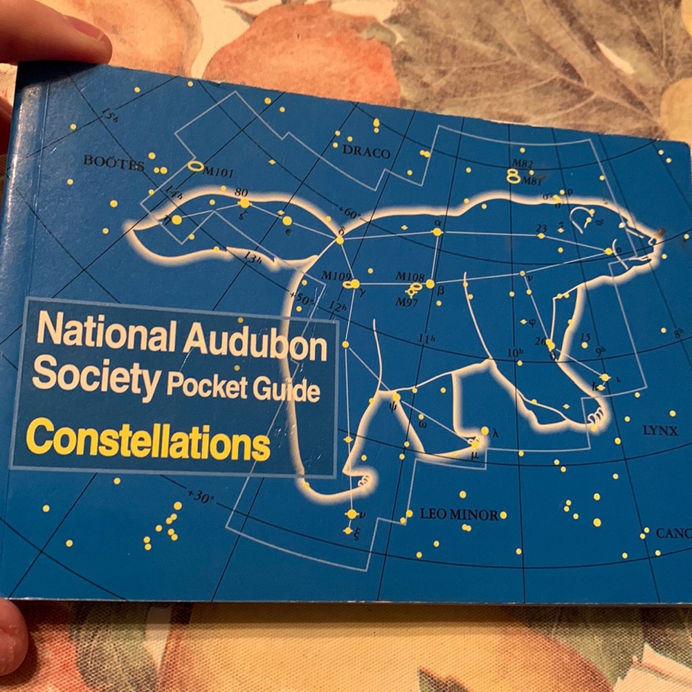 National Audobon Society Pocket Guide Constellations stargazing galaxy book kids